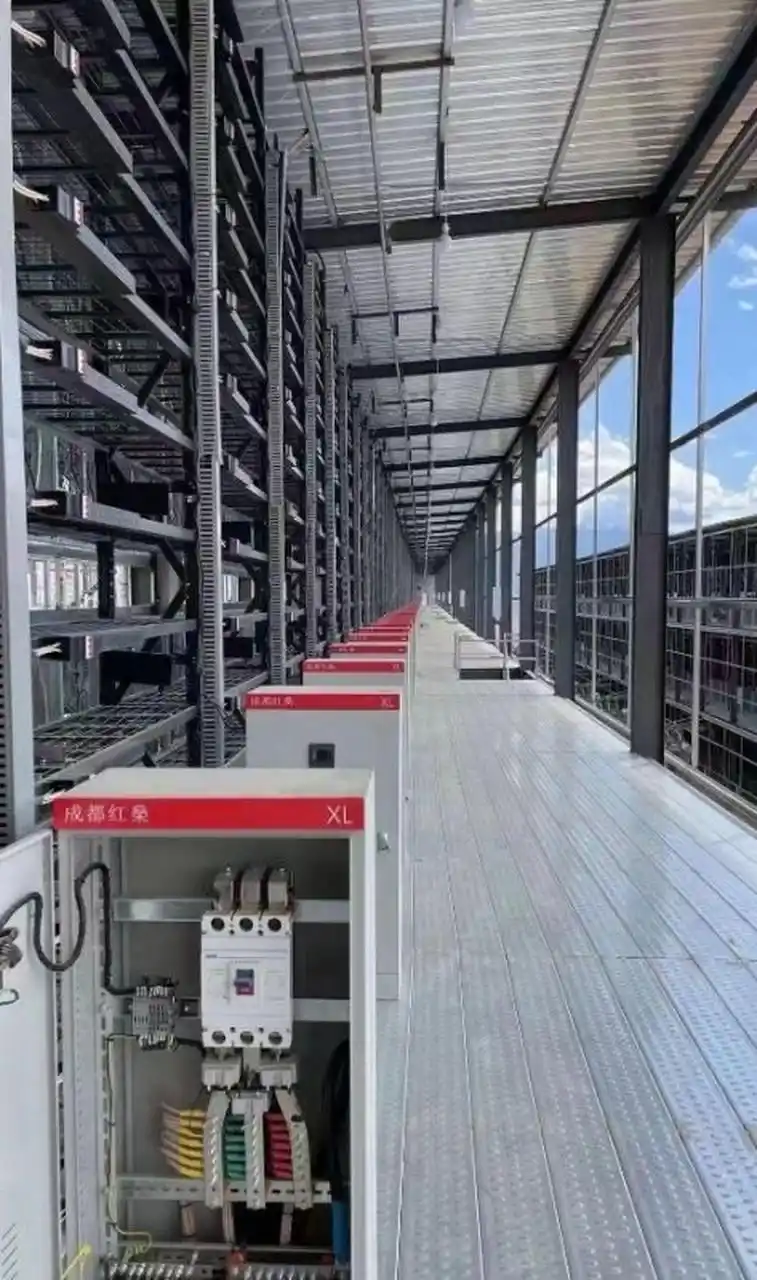 European crypto mining farm housing a diverse range of mining machines