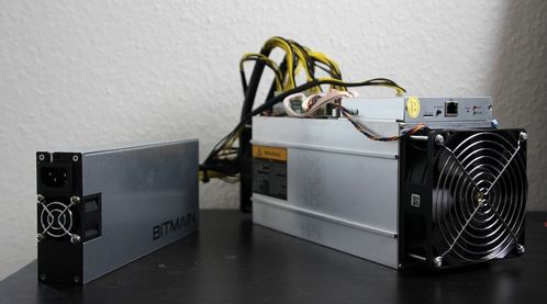 An intricate display of a high-performance mining rig setup